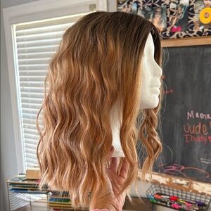 Wavy Brown/blonde ombré synthetic women’s Hair Wig